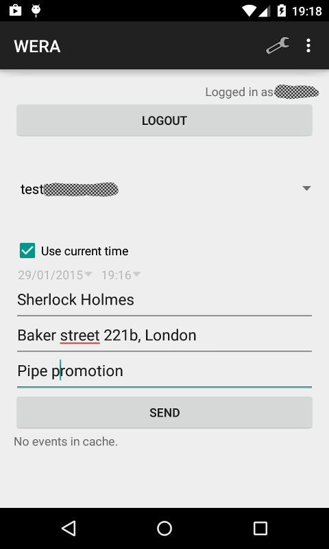 A small Android utility to register events in Wialon