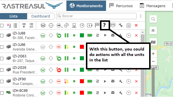 New Button Monitoring Tab: Actions