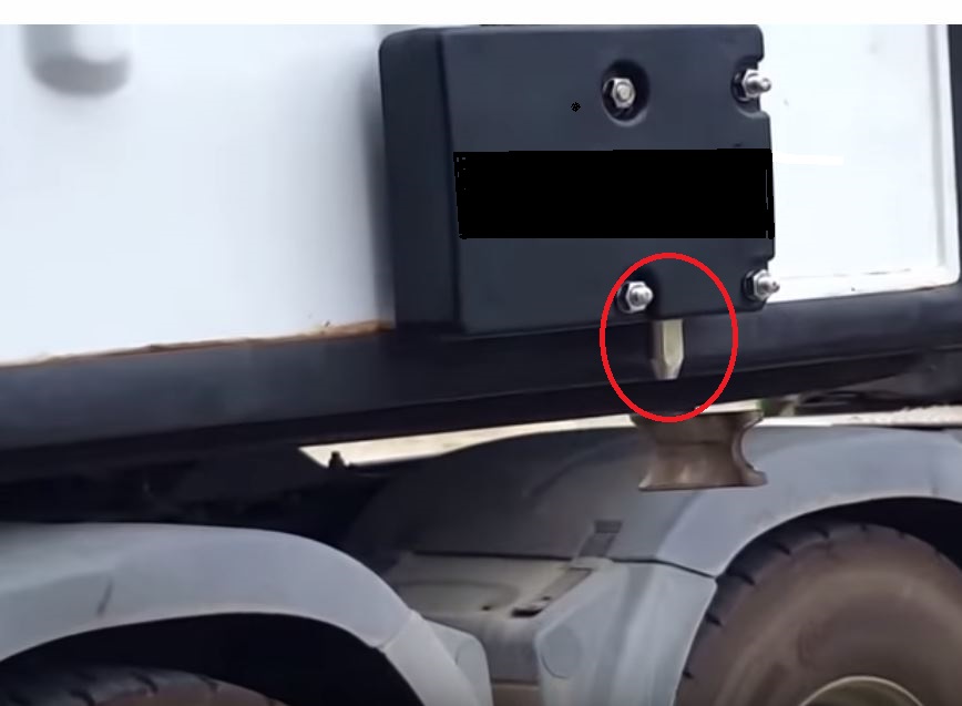 Internal Keyless Locking System for trucks and trailers.