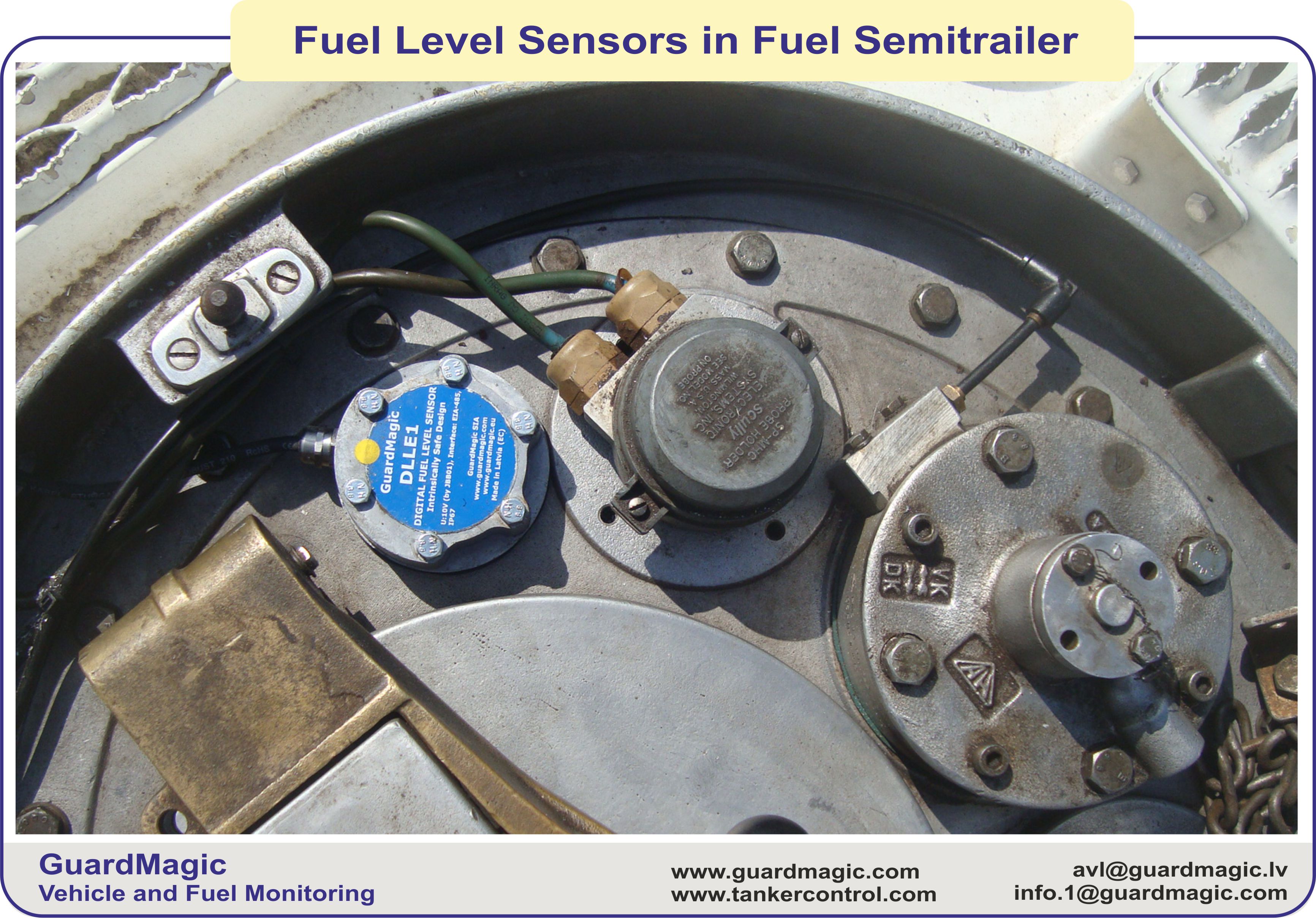 Sensor de nivel de combustible para camión cisterna de combustible